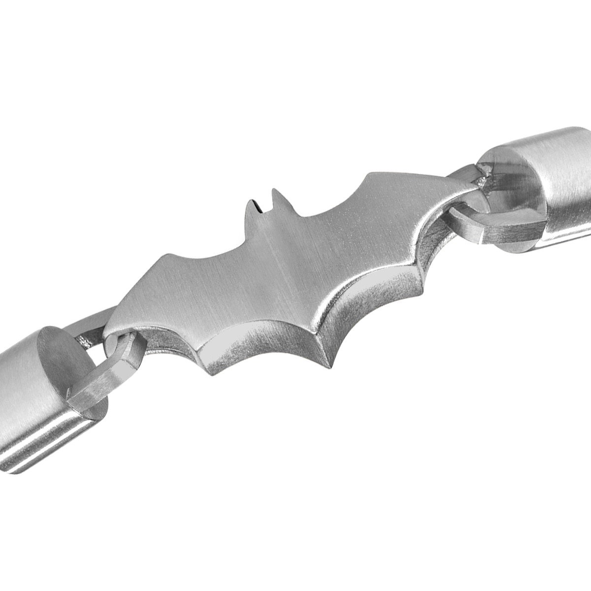 Police Forever Batman Men's Black Leather Bracelet 