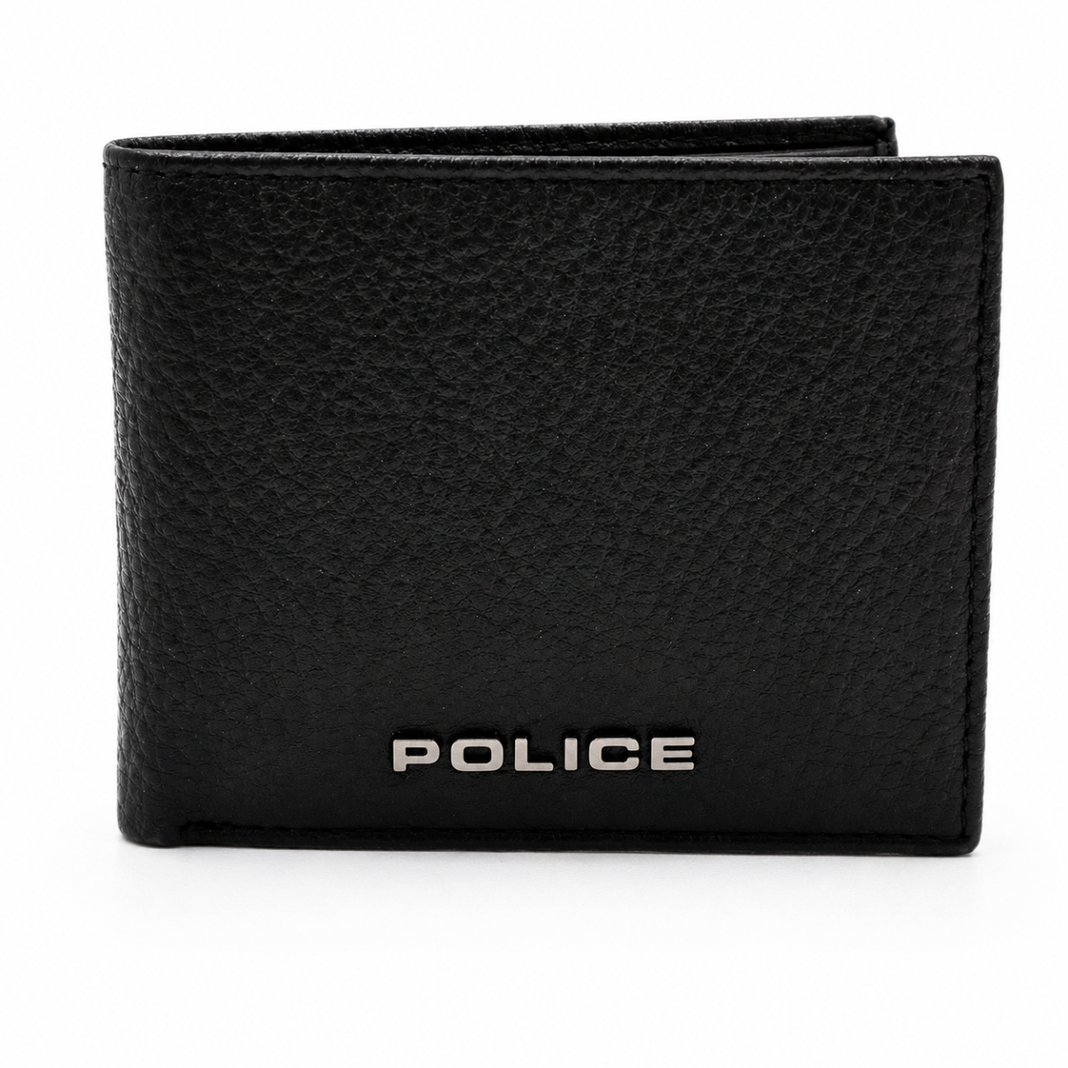 Police Pebbled Leather Wallet - Stylish & Functional