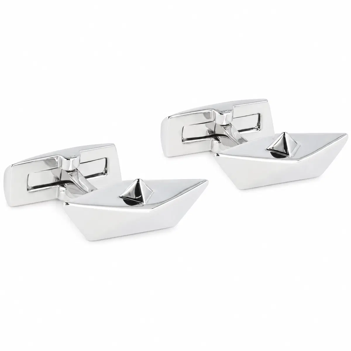 Davidoff Silver Men Cufflinks Luxury Geometric Cufflinks