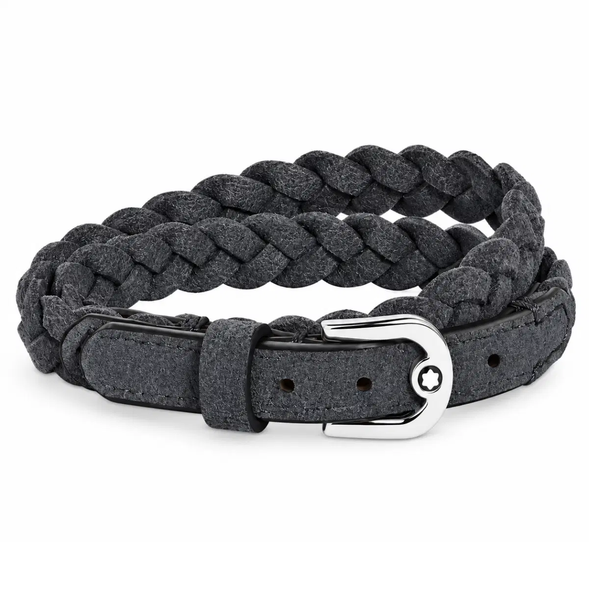 Montblanc Horseshoe Buckle Adjustable Suede Leather Bracelet