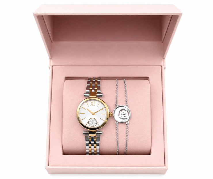DICI Milano Watch Set for Women - Two-Tone Design