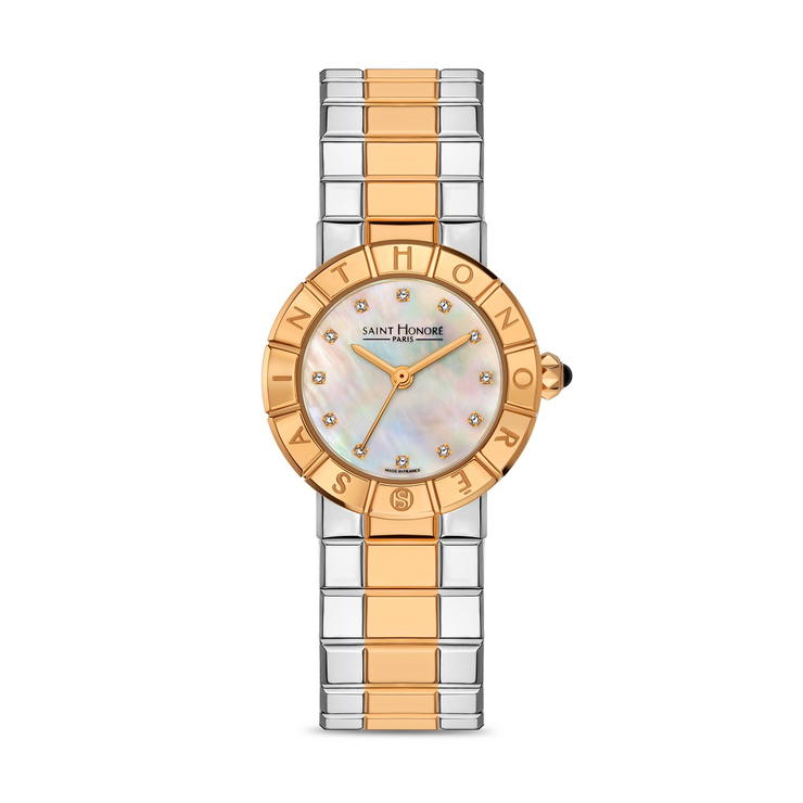 Saint Honore women watch steel rose gold , Mother of pearl