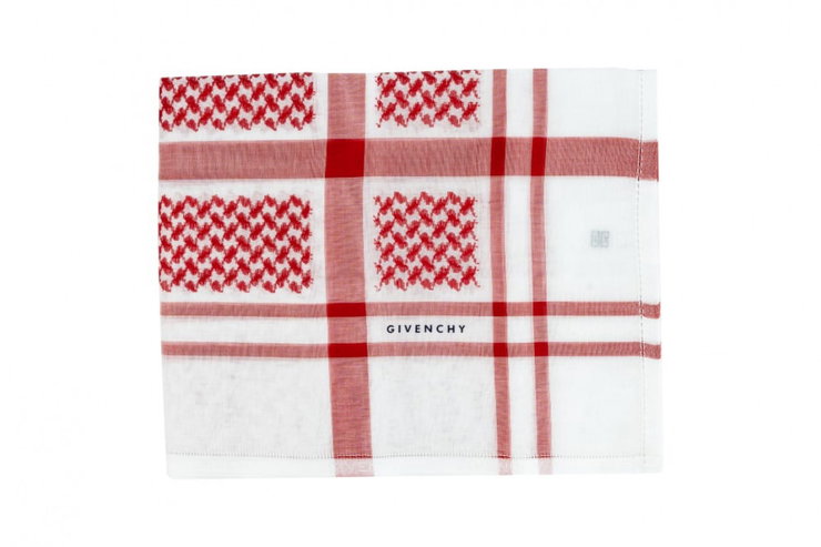 Givenchy Shemagh for men red size 58 inch