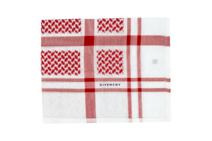 Givenchy Shemagh for men red size 60 inch