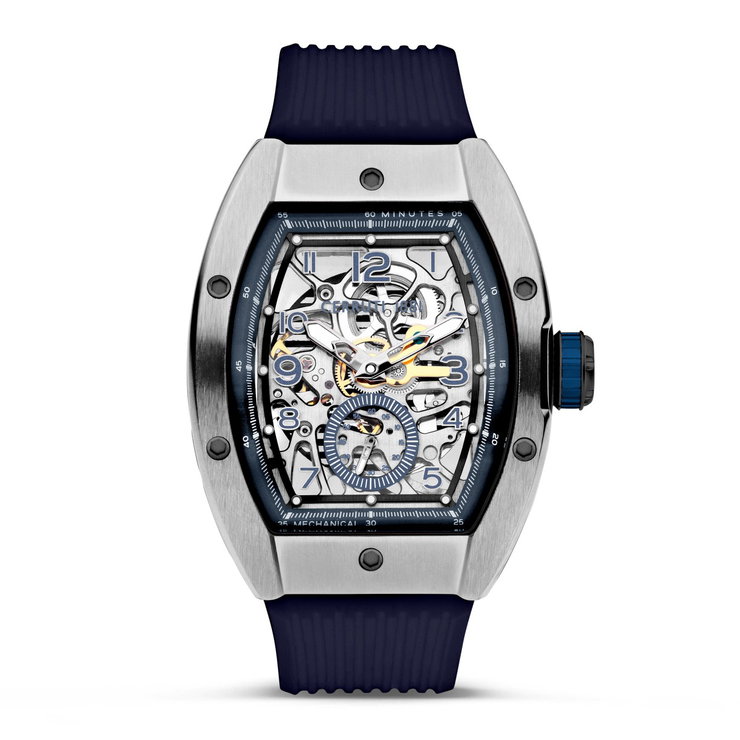 Cerruti 1881 Ovaro Automatic gent watch blue silicon