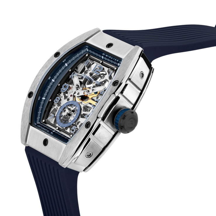 Cerruti 1881 Ovaro Automatic gent watch blue silicon