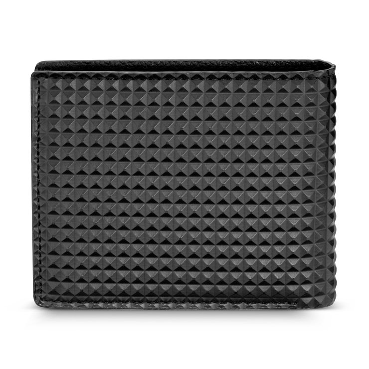 Police Men's Textured Leather Wallet – Black