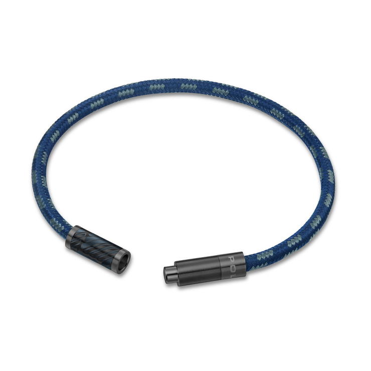 Police PLAINT bracelet for men black with blue Naylon