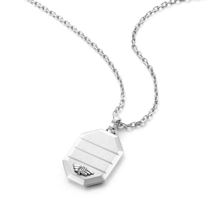 Police REVELRY necklace for men stainless steel silver