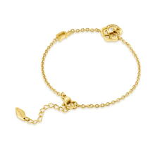 Police STONEROSE Ladies Bracelet Gold Plated Floral 
