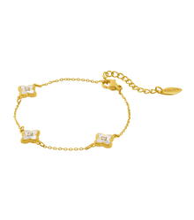 Police LILY Ladies Bracelet Gold Plated Floral Design
