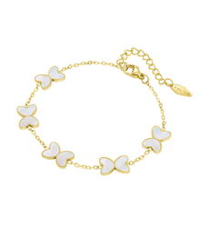 Police PRITI Ladies Bracelet Gold Plated Butterfly 