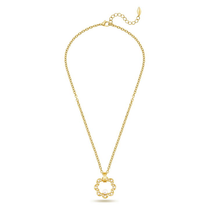 Police OPULENT Ladies Necklace Gold Plated with Crystal