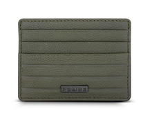 Police POISE men card holder 6cc with olive leather