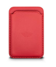 Police ANTQ.VGN card holder for men red leather 