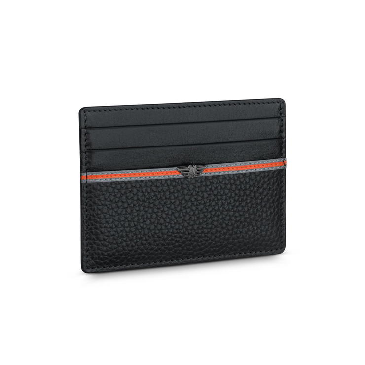 Police DEBONAIR card holder for men 4cc in black leather