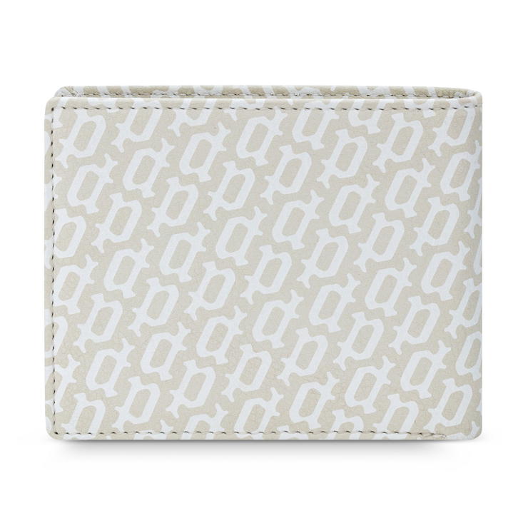 Police HALLMARK wallet for men 6cc Off white leather 