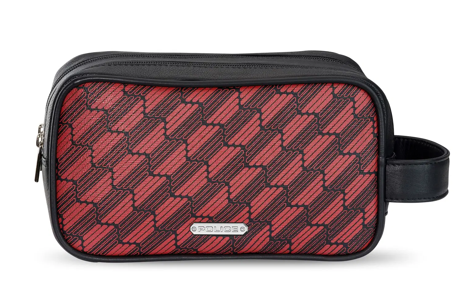 Police FLORNC clutch bag for men red leather 