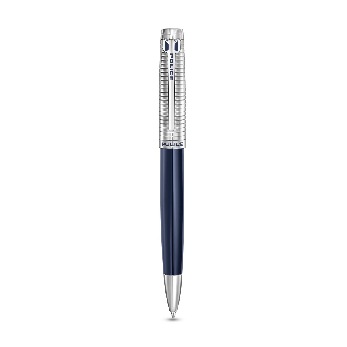 Police Batang Men's Blue and Silver Ballpoint Pen