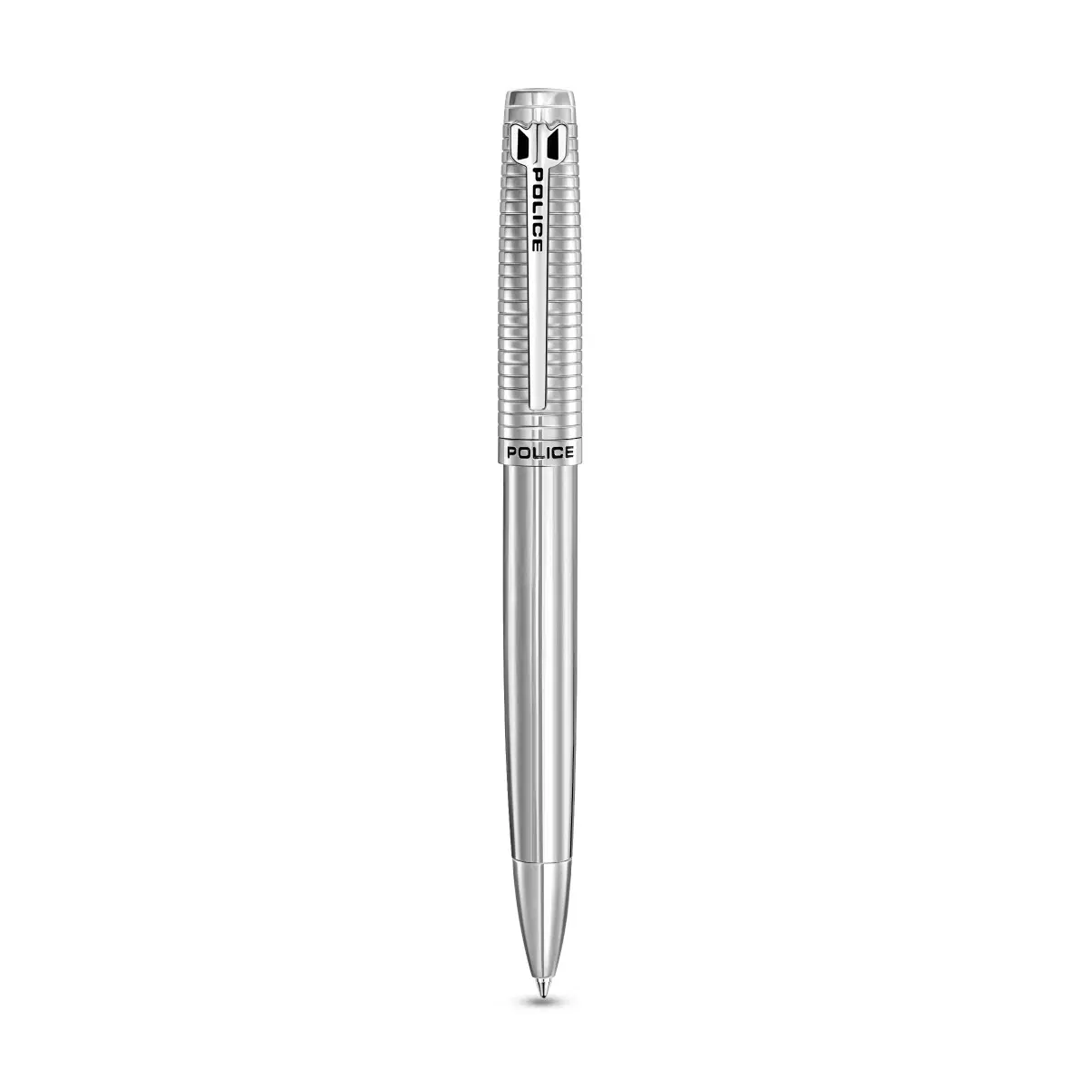 Police Batang Men's Silver Ballpoint Pen