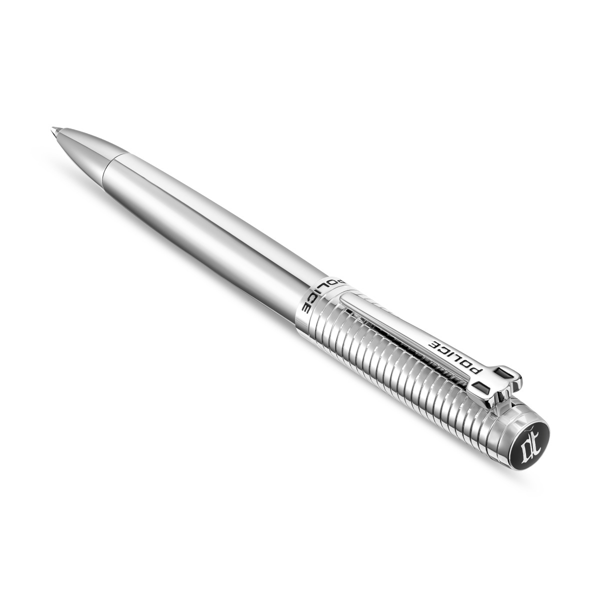 Police Batang Men's Silver Ballpoint Pen
