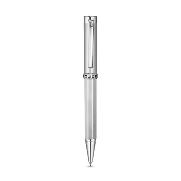 Police DAYTONA Ballpoint Pen for Men Silver