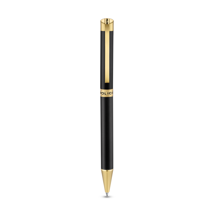 Police Felix Ballpoint Pen Black and Gold