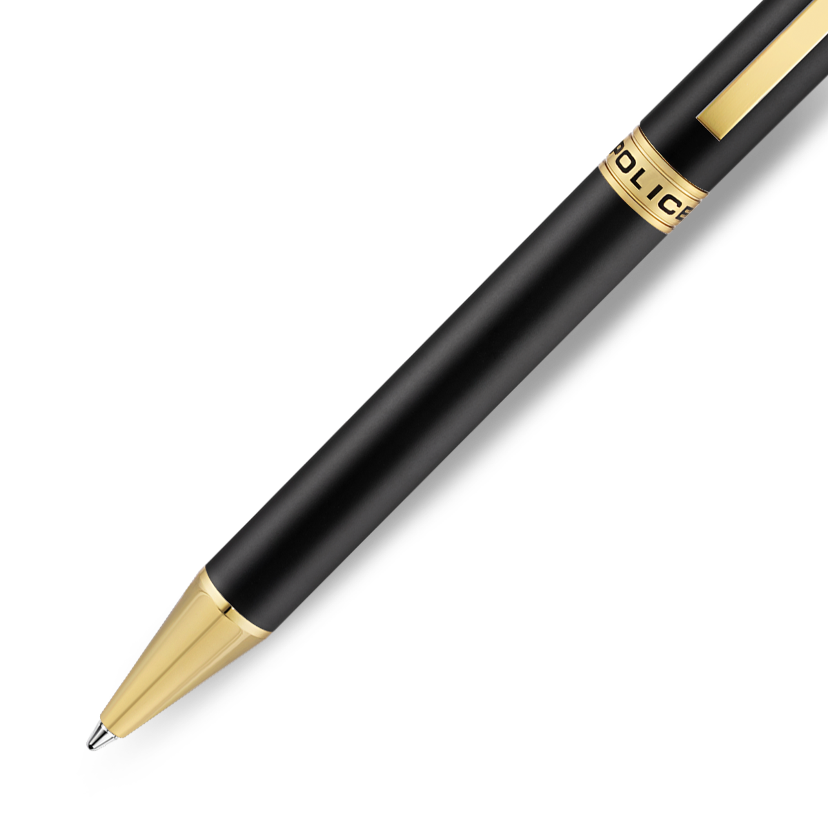 Police Felix Ballpoint Pen Black and Gold
