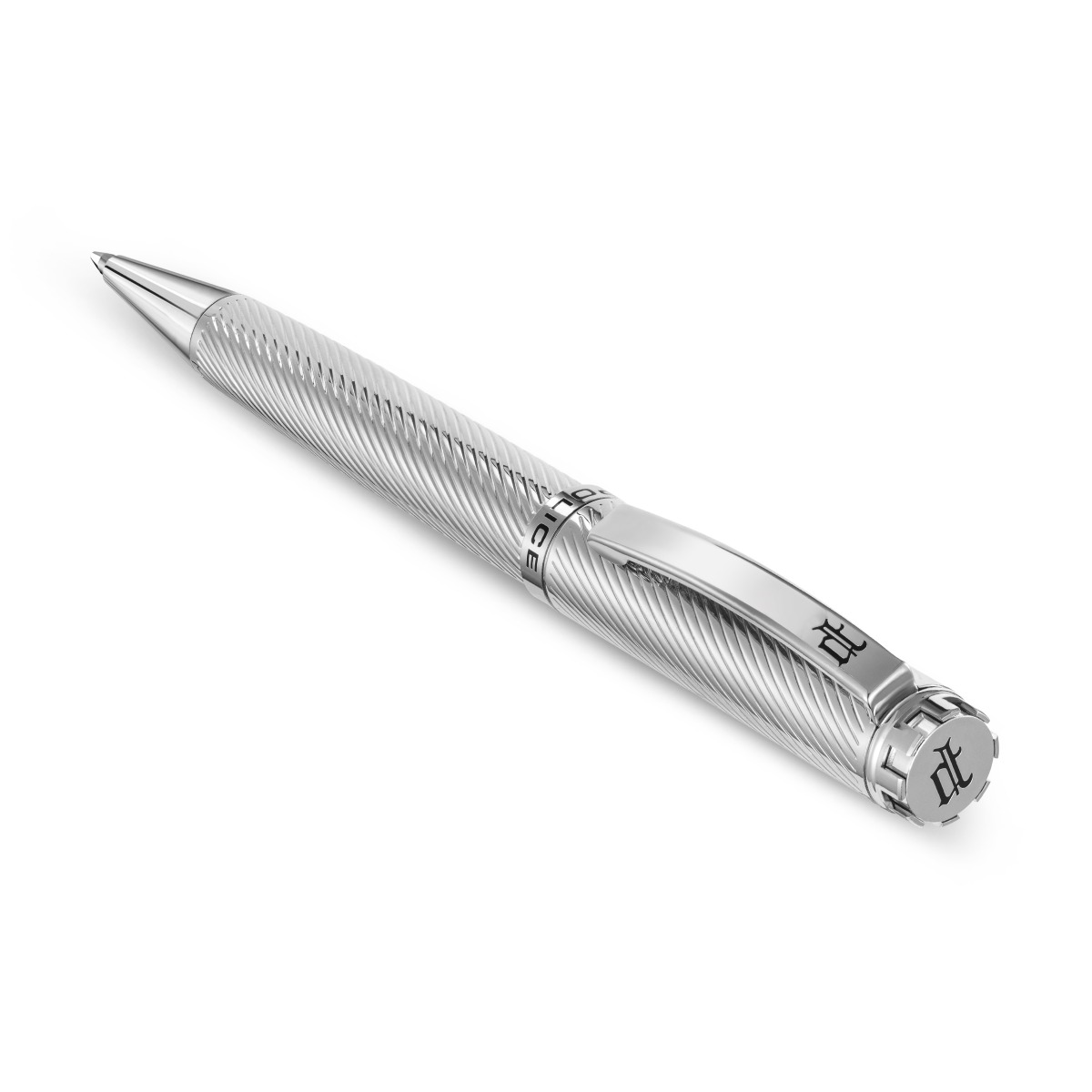 Police Cavolini Ballpoint Pen for Men Silver