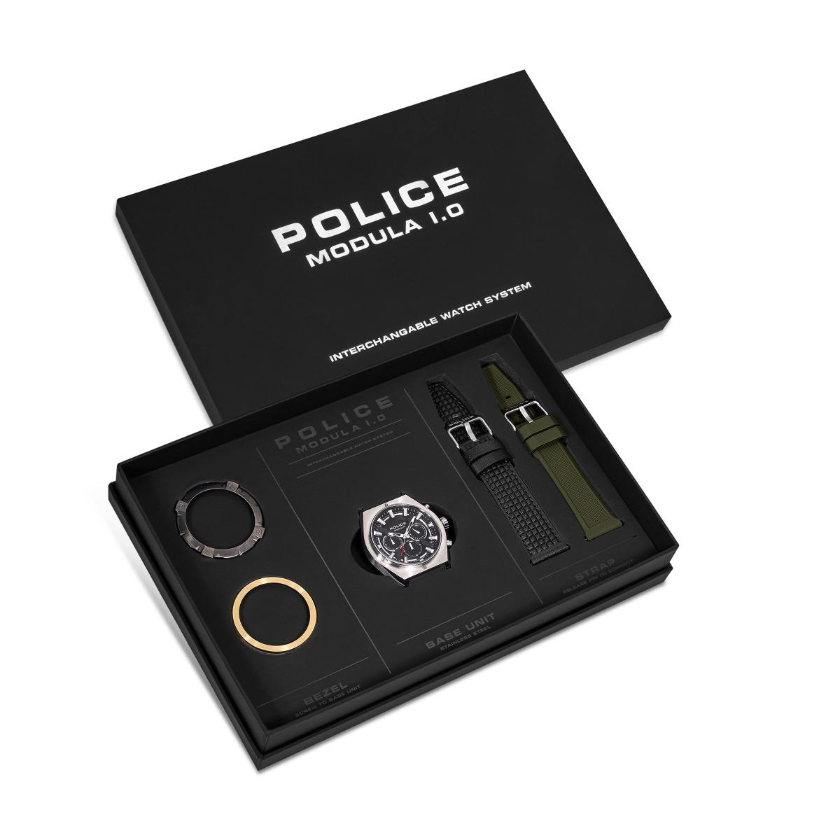 Police Modula 1.0 Chronograph Watch Set for Men