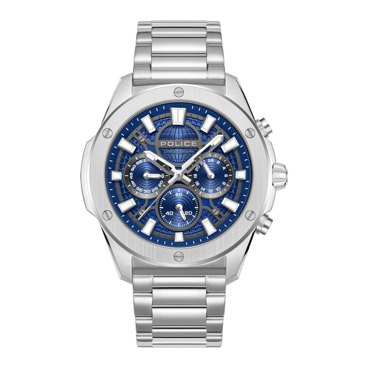 Police Moonstrike Men's Blue Dial Chronograph Watch