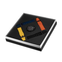 طقم ساعة من بوليس مع أساور سيليكون قابلة للتبديل