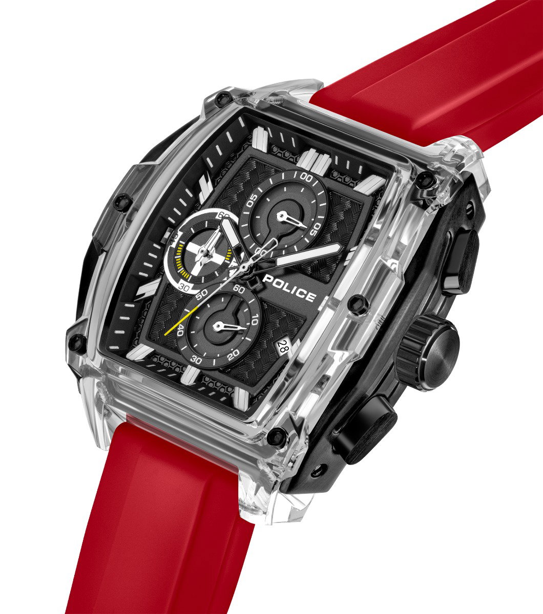 Police Clout Tank Men's Chronograph Watch Set