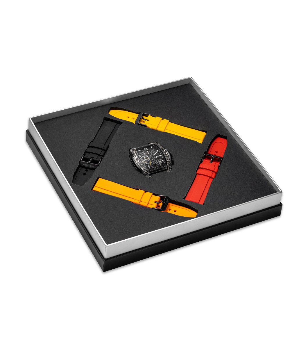 Police Clout Tank Men's Chronograph Watch Set