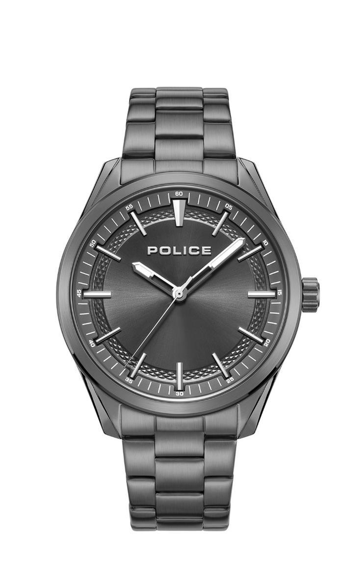 Police Men Gunmetal Steel Grey Dial Watch