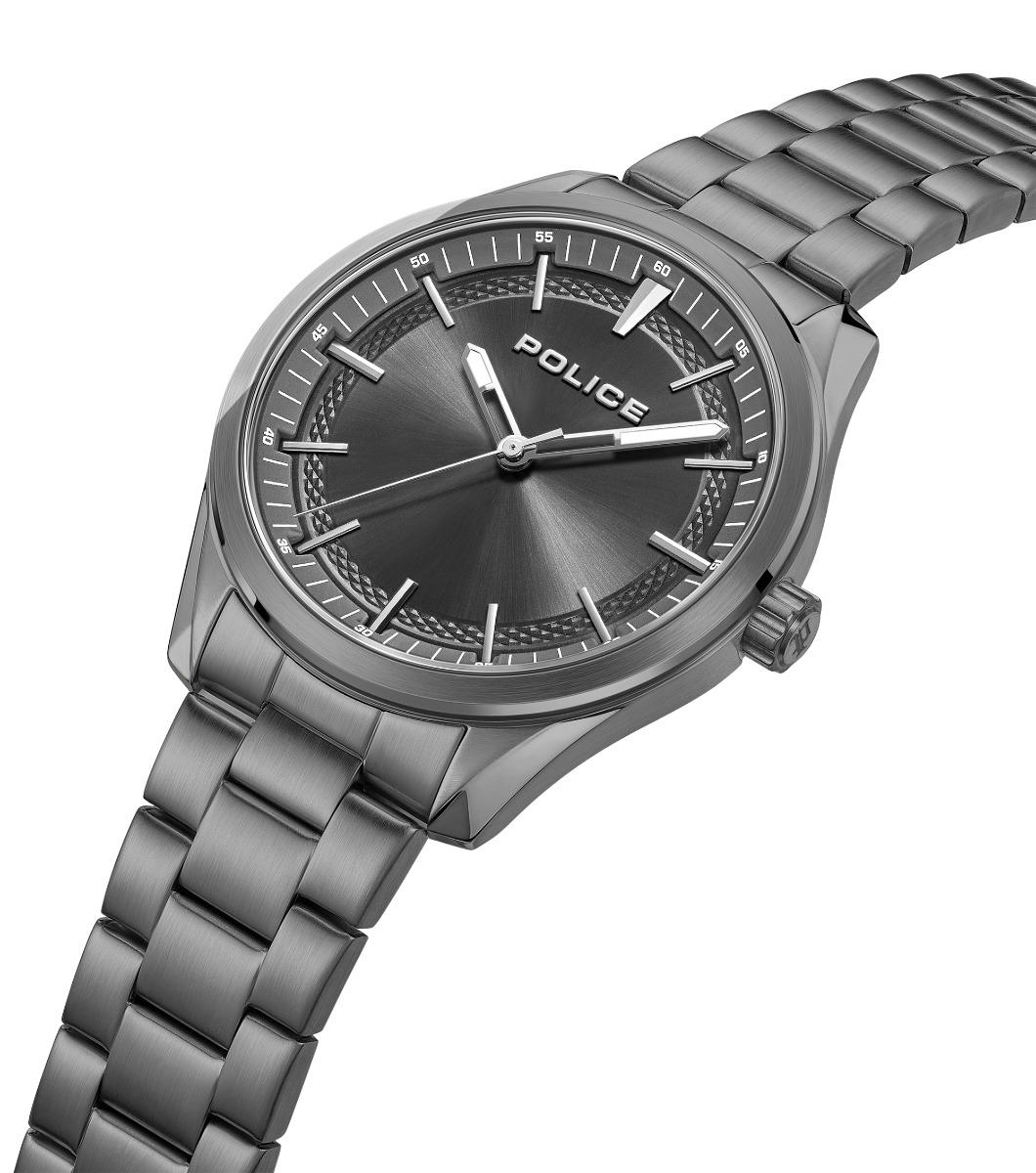 Police Men Gunmetal Steel Grey Dial Watch