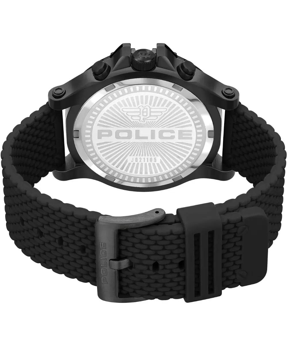 طقم ساعة بوليس سوريجاو للرجال مع سوارين مطاطي