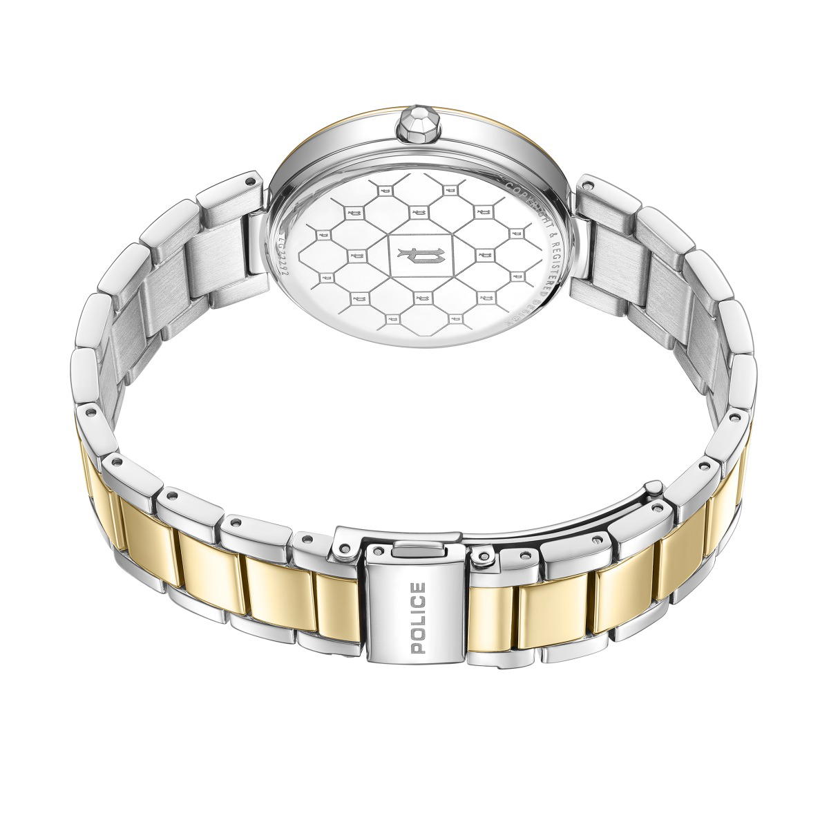 Police Otara watch for women steel gold , Black