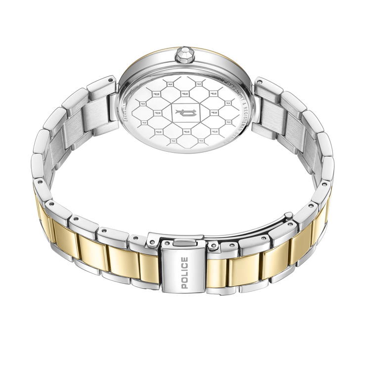 Police Otara watch for women steel gold , Black