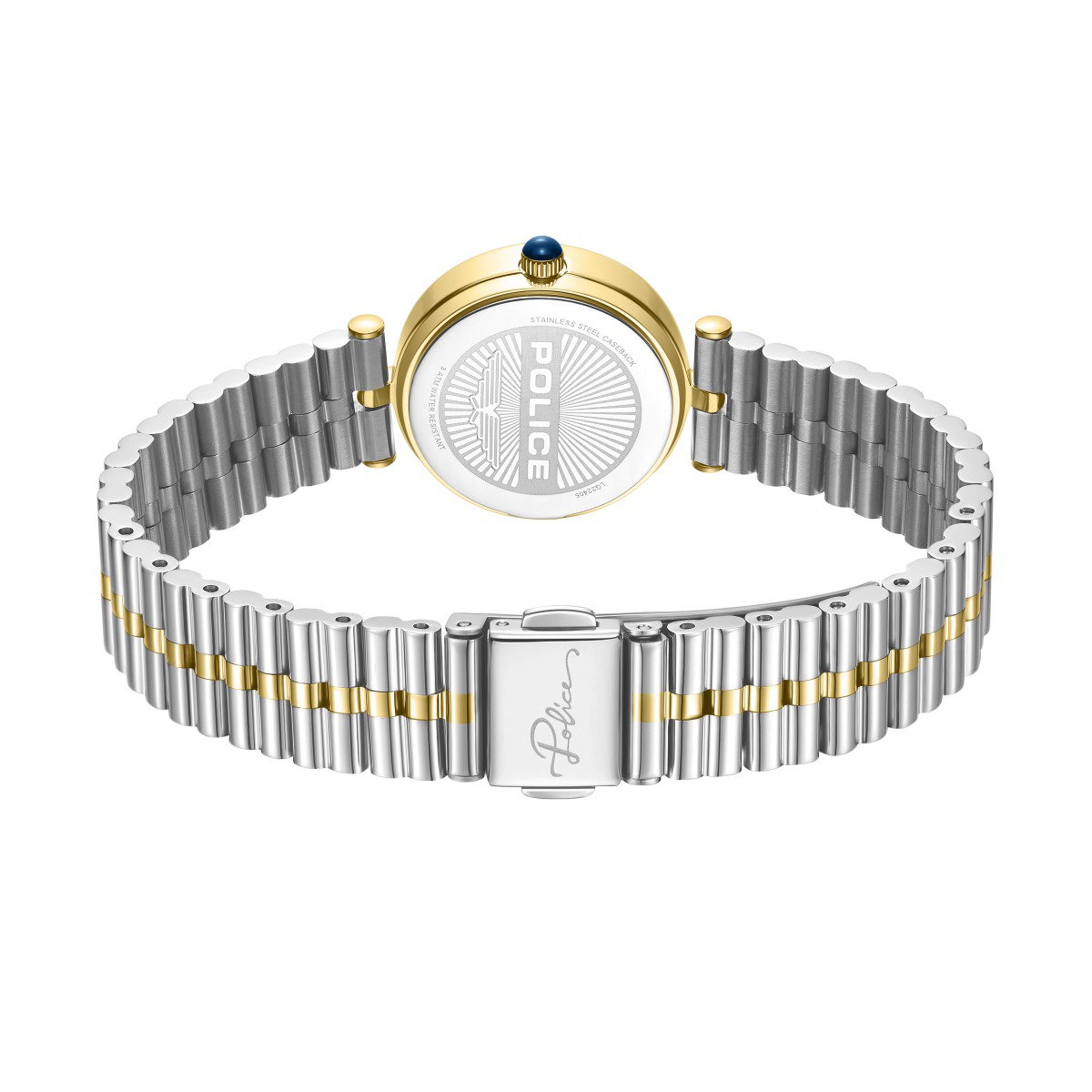 Police Women's Green Dial Two-Tone Watch