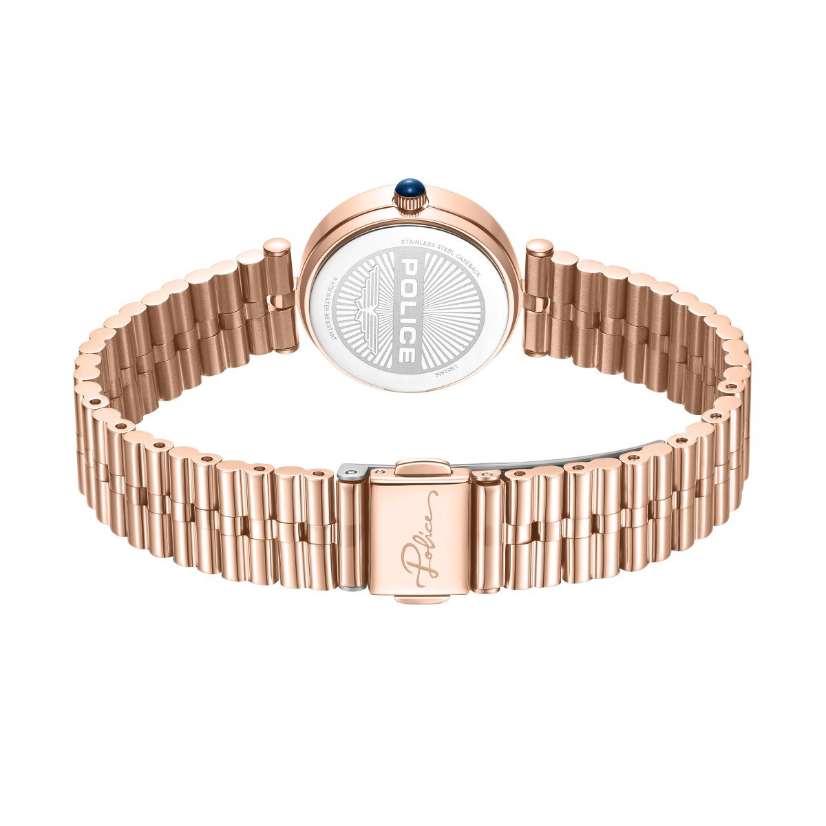 Police Agra Women's Mother of Pearl Rose Gold Watch