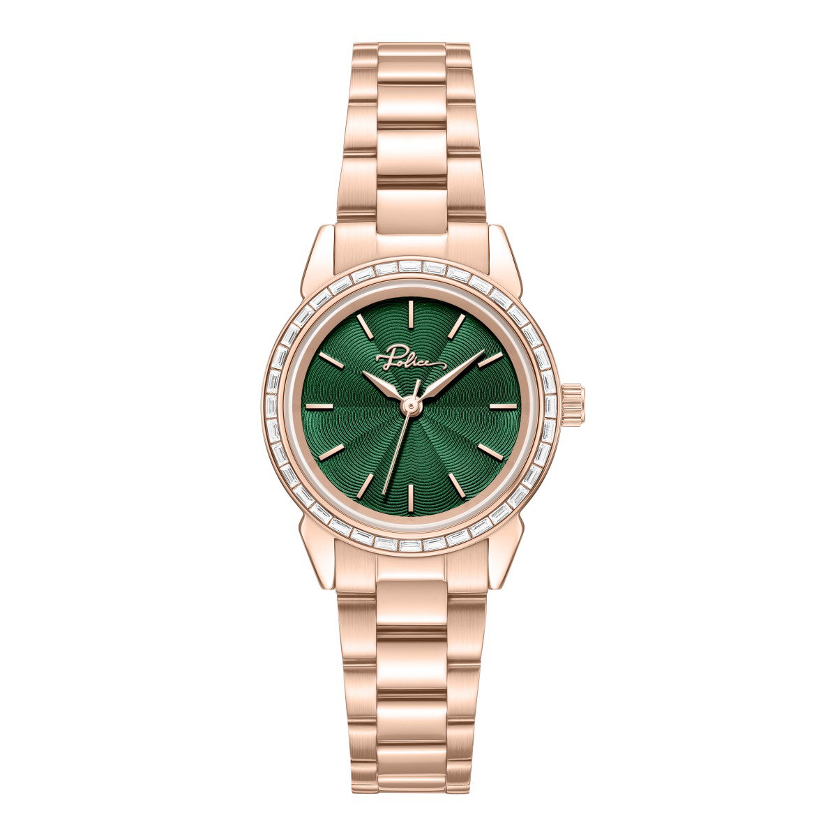 Police Miona Women's Rose Gold Watch with Green Dial