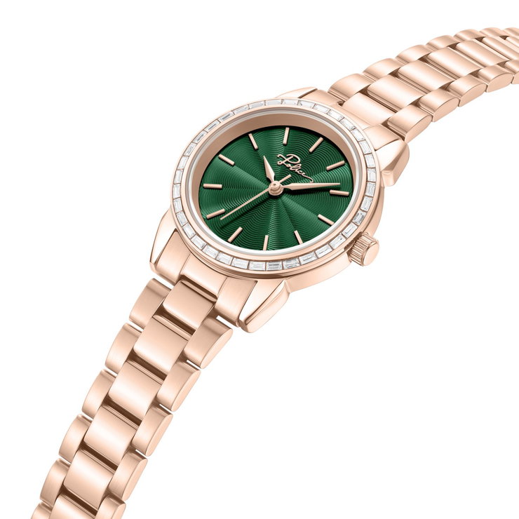 Police Miona Women's Rose Gold Watch with Green Dial