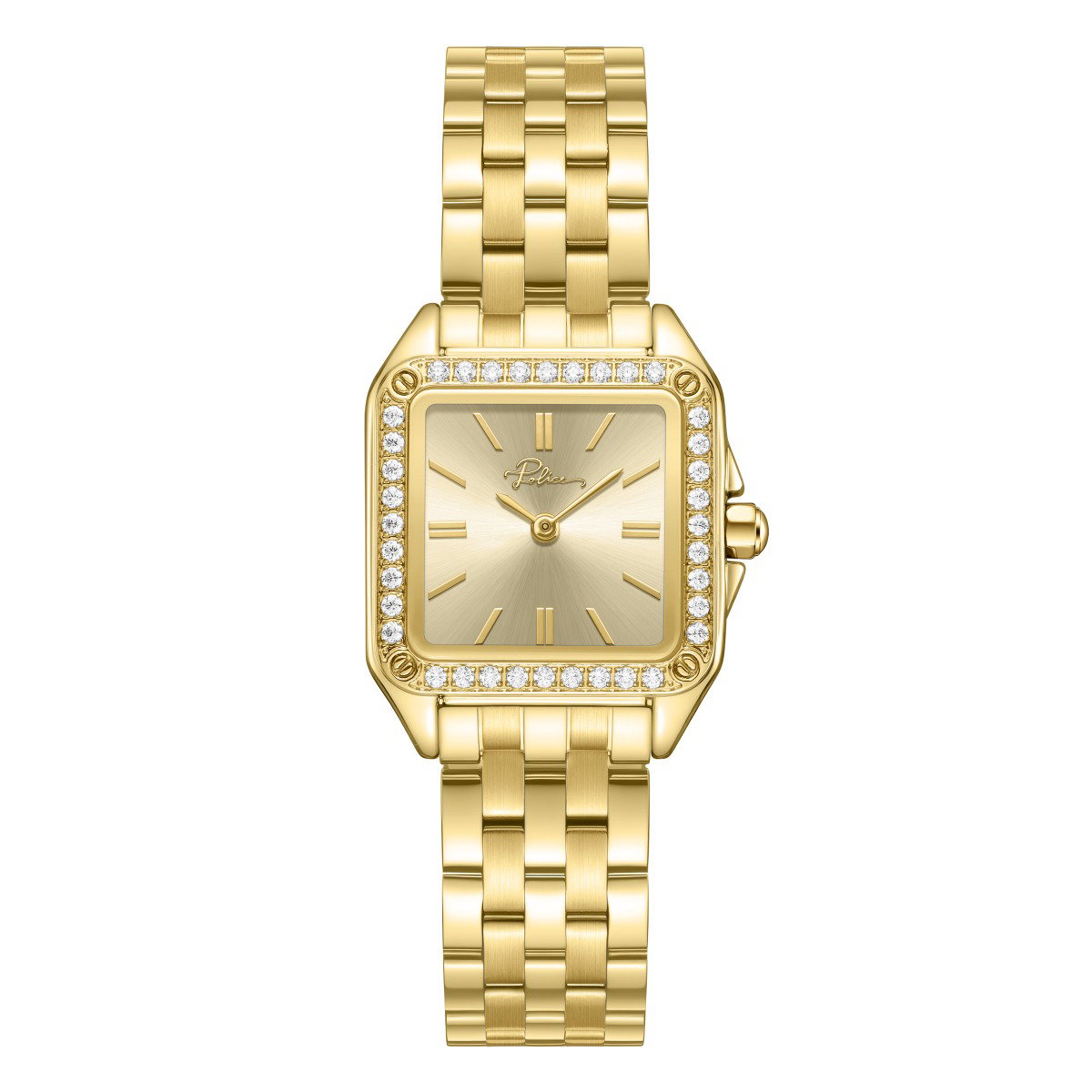 Police Omaha Women's Champagne Dial Gold Watch