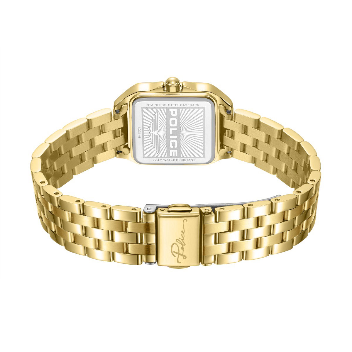 Police Omaha Women's Champagne Dial Gold Watch