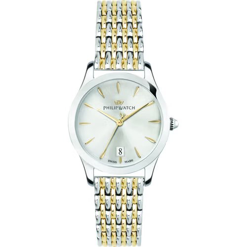 Philip watch GRACE ladies watch steel silver , Gold
