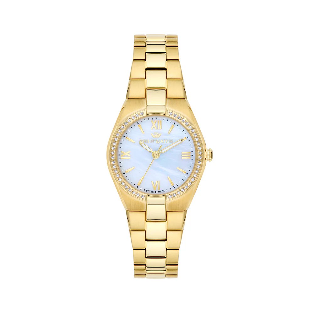 Philip watch TIMELESS ladies diamond watch stainless steel gold  