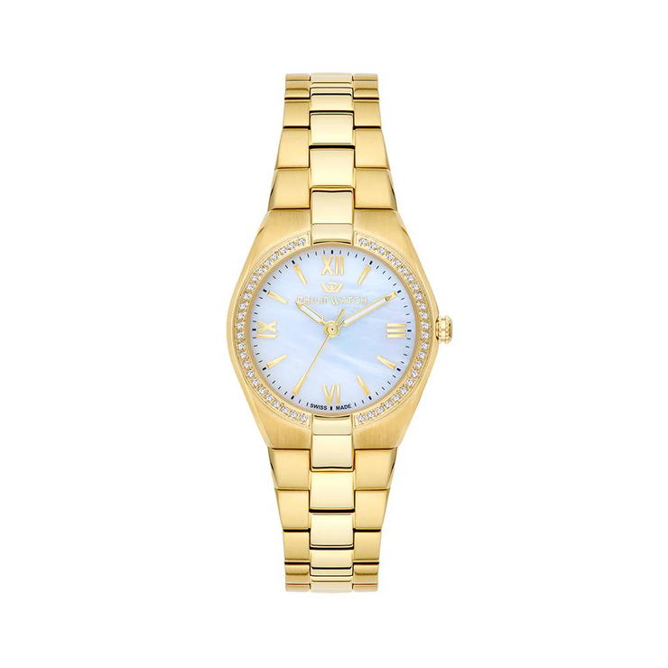 Philip watch TIMELESS ladies diamond watch stainless steel gold  