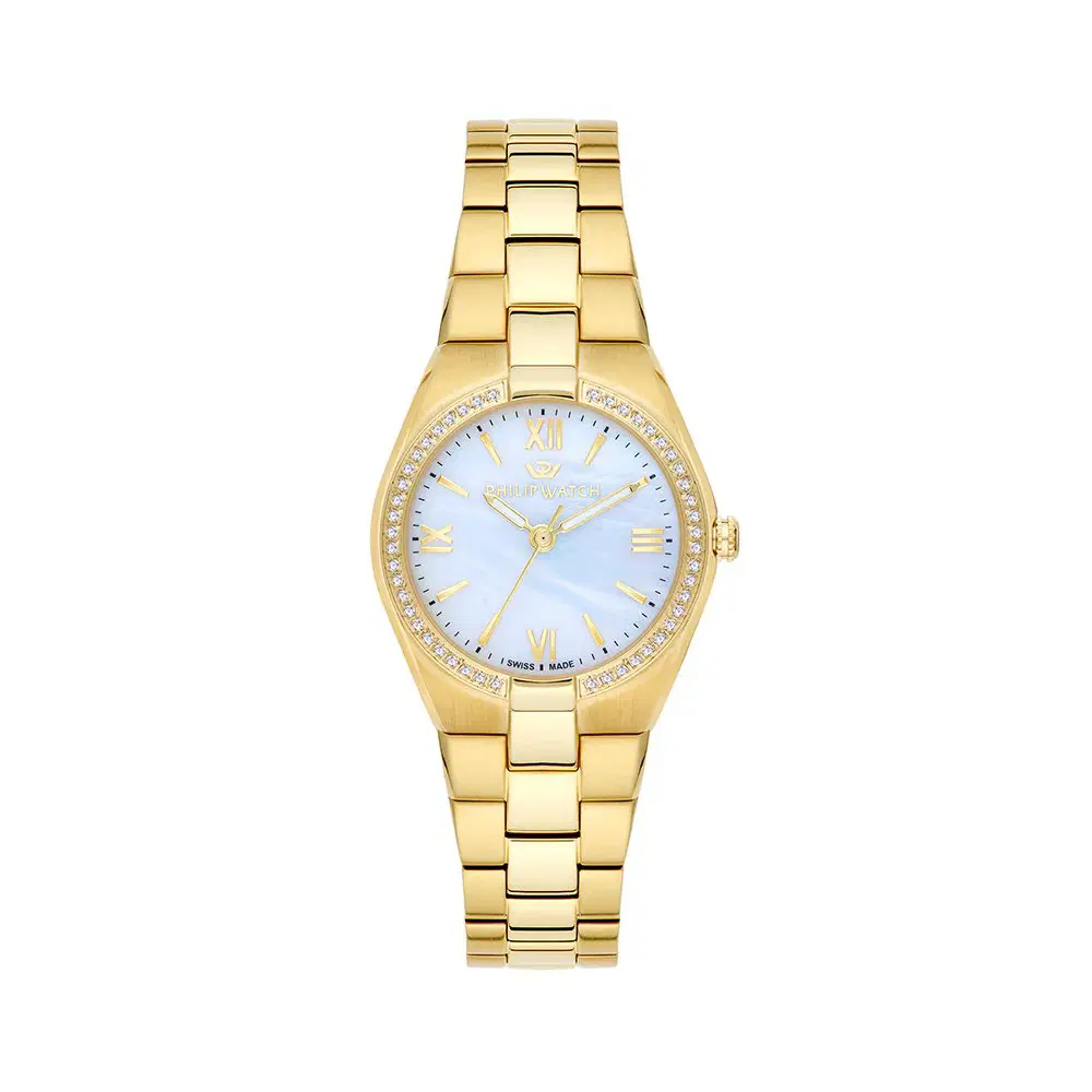 Philip watch TIMELESS ladies diamond watch stainless steel gold