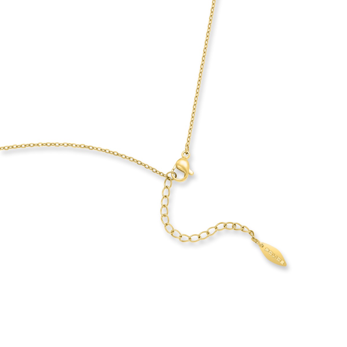 Police PSYCHE Ladies Necklace Gold Plated Butterfly
